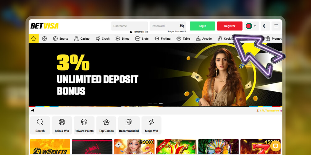 click on the register button