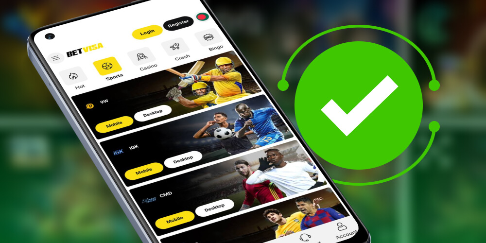 open the betvisa app