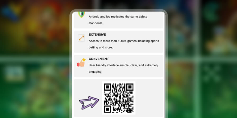 scan the qr code
